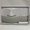 Nulea Ergonomic White 2.4G Wireless/Bluetooth Keyboard RT05 QWERTY Ergonomic