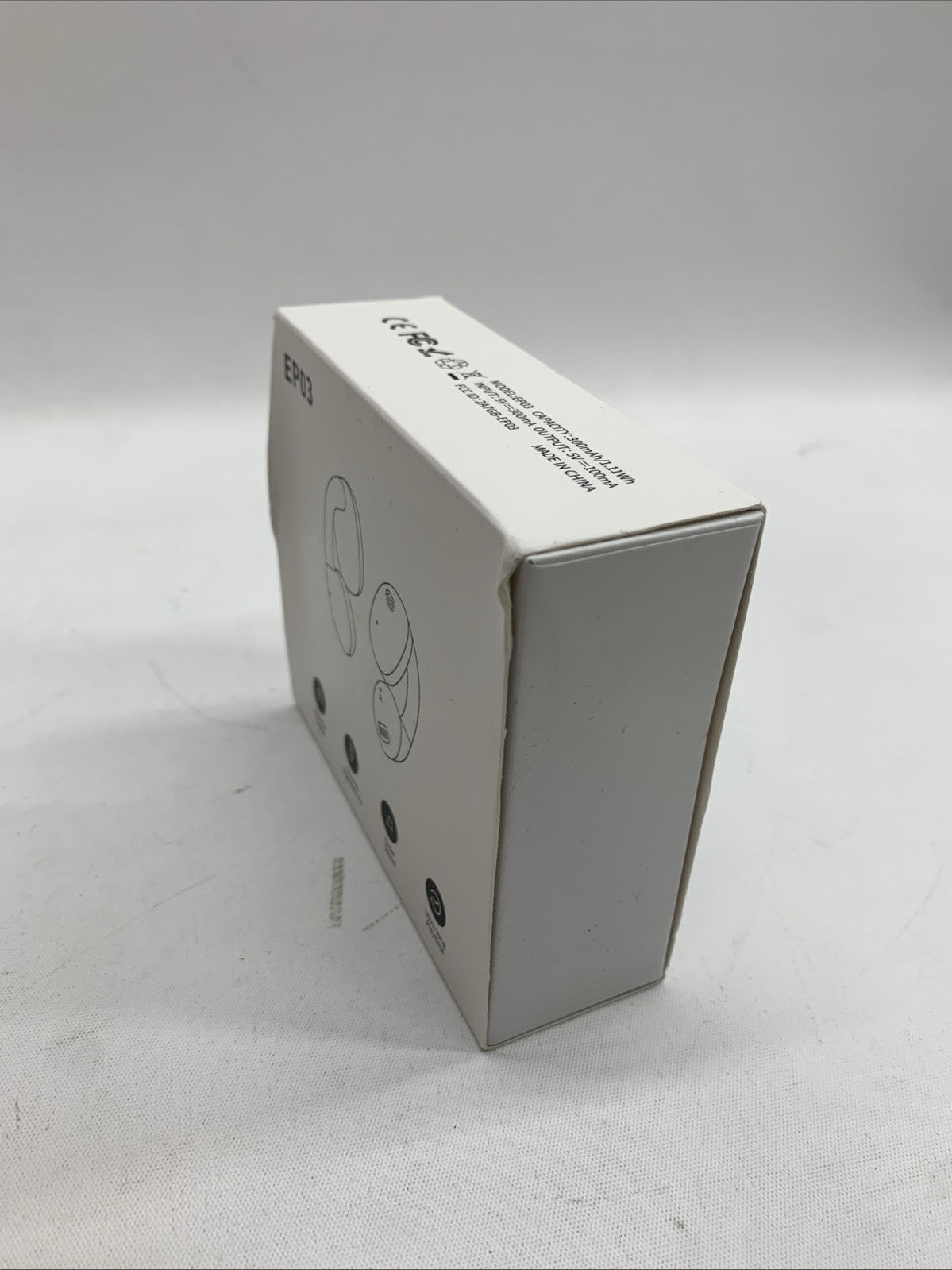 EP03 Open-Ear Earbud Clip On Ergonomic Wireless Lightweight Comfort Earphone Blk