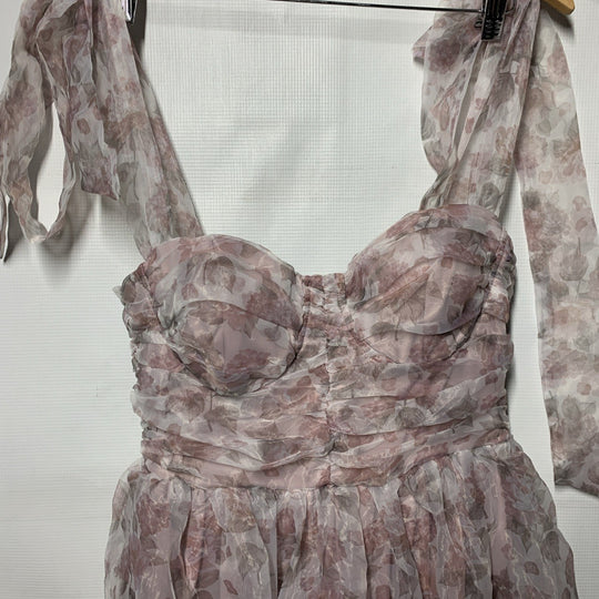 Petal & Pup Women's Floret Midi Dress Floral Flowy Elegant Sleeveless Size Large