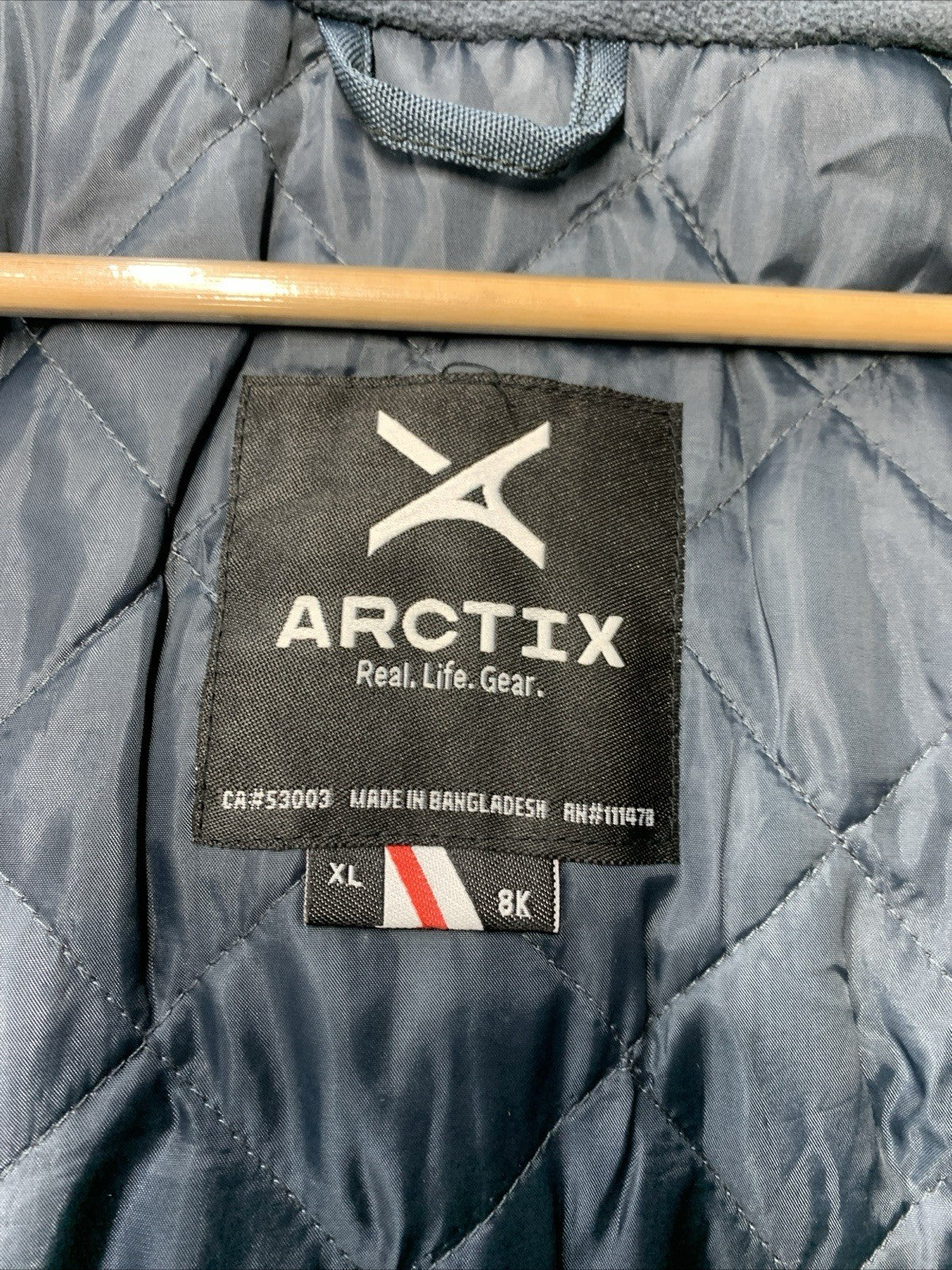 Arctix Men's Performance Tundra Jacket With Added Visibility Size XL, Steel