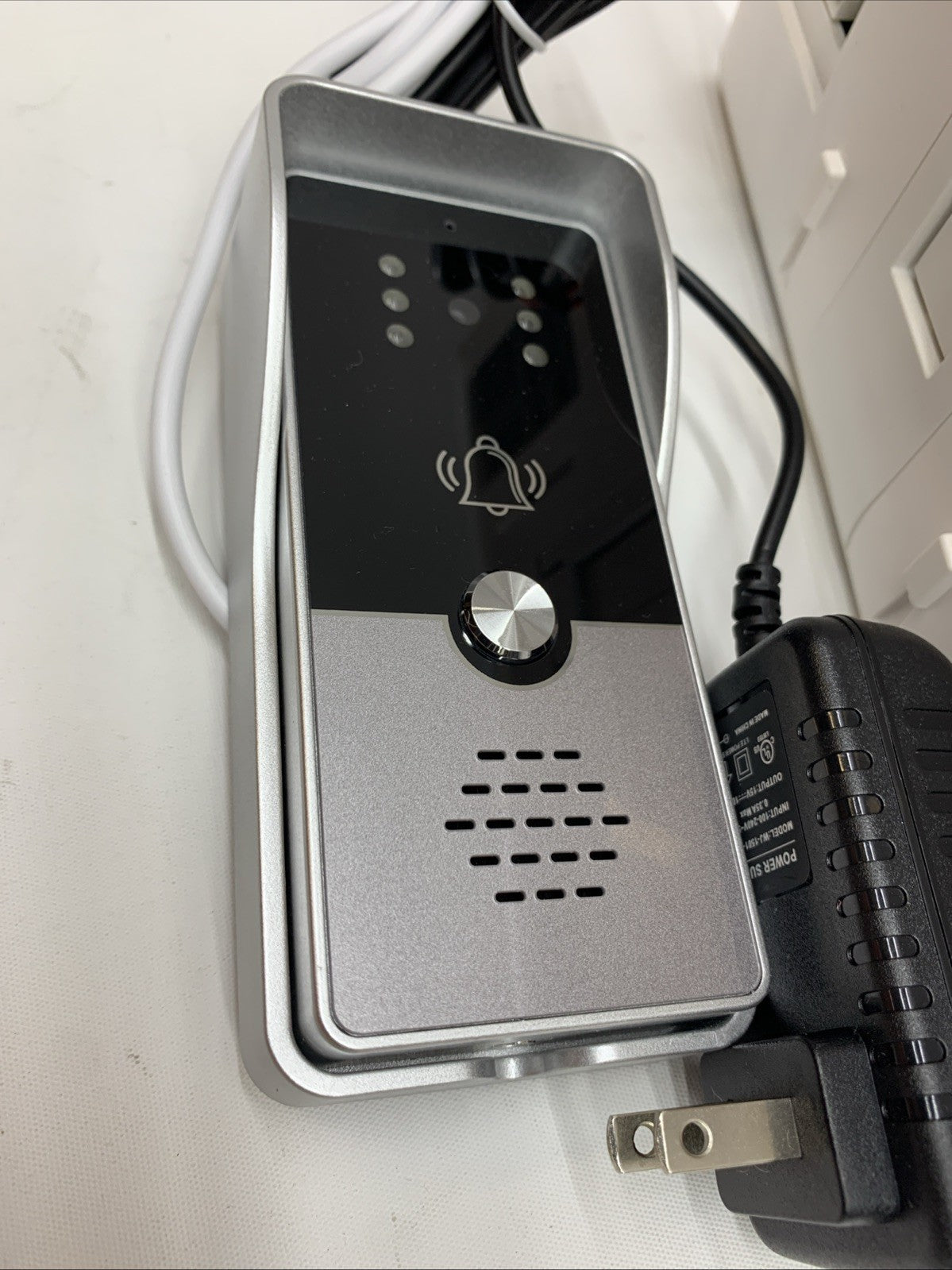 Video Doorbell Intercom System, 7 Inches Alloy Panel Monitor HD Camera Wired Vid