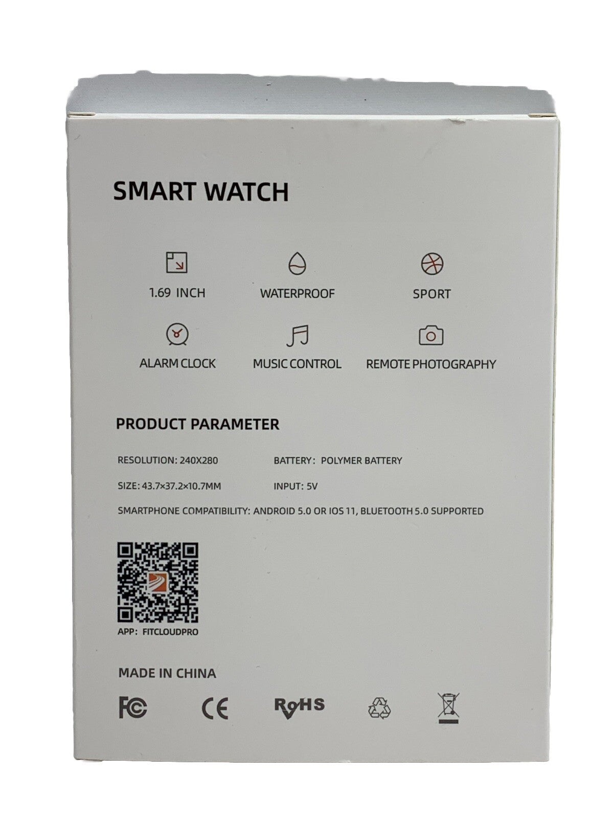 Fitness Tracker Smart WristWatch with 24/7 Blood Pressure Heart Rate & Oxygen
