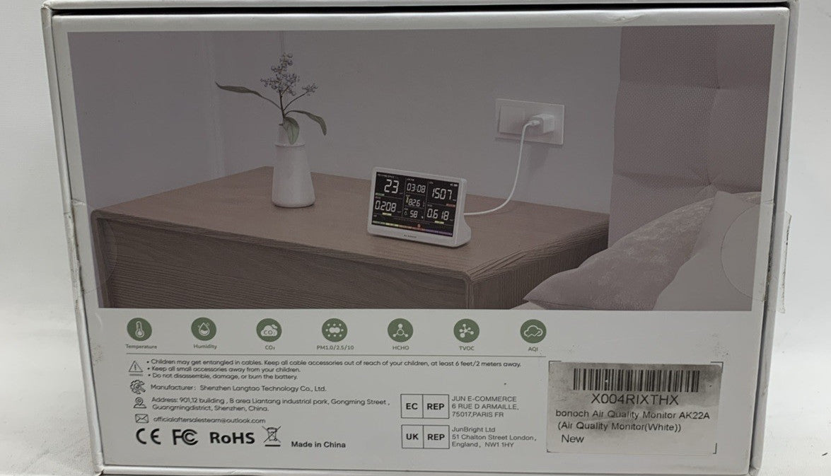16 in 1 Air Quality Monitor AK22 Indoor 7
