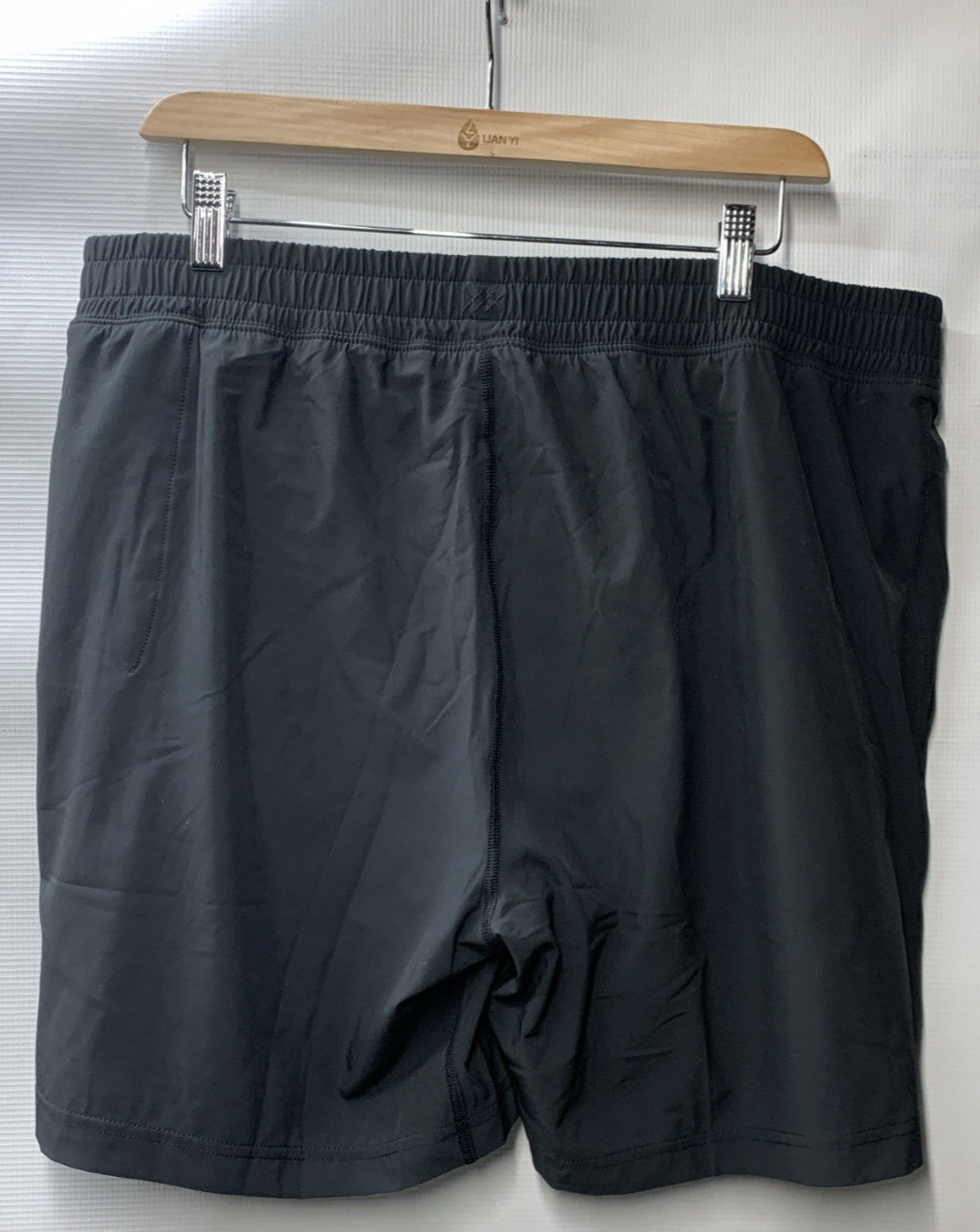 Men’s RHONE Mako Unlined 7” Inseam Stretch Black Anti-Odor Shorts Size XL, Black