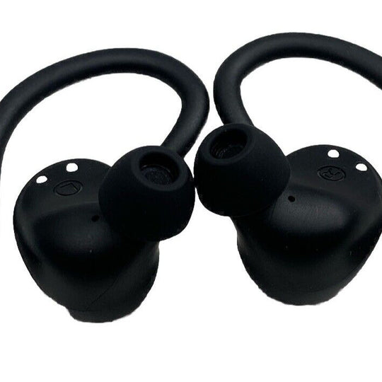 True Wireless Earbuds A12 Black Headphones Gym Workout Fitness Over The Ear