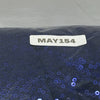 Hanna Nikole Women's Plus Size Velvet Side Slit Sequin Dress V Neck - Size 20W