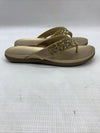 Kenneth Cole Reaction Womens Glam-Athon Gold Flip-Flops Size 6.5 Slip-on Sandal