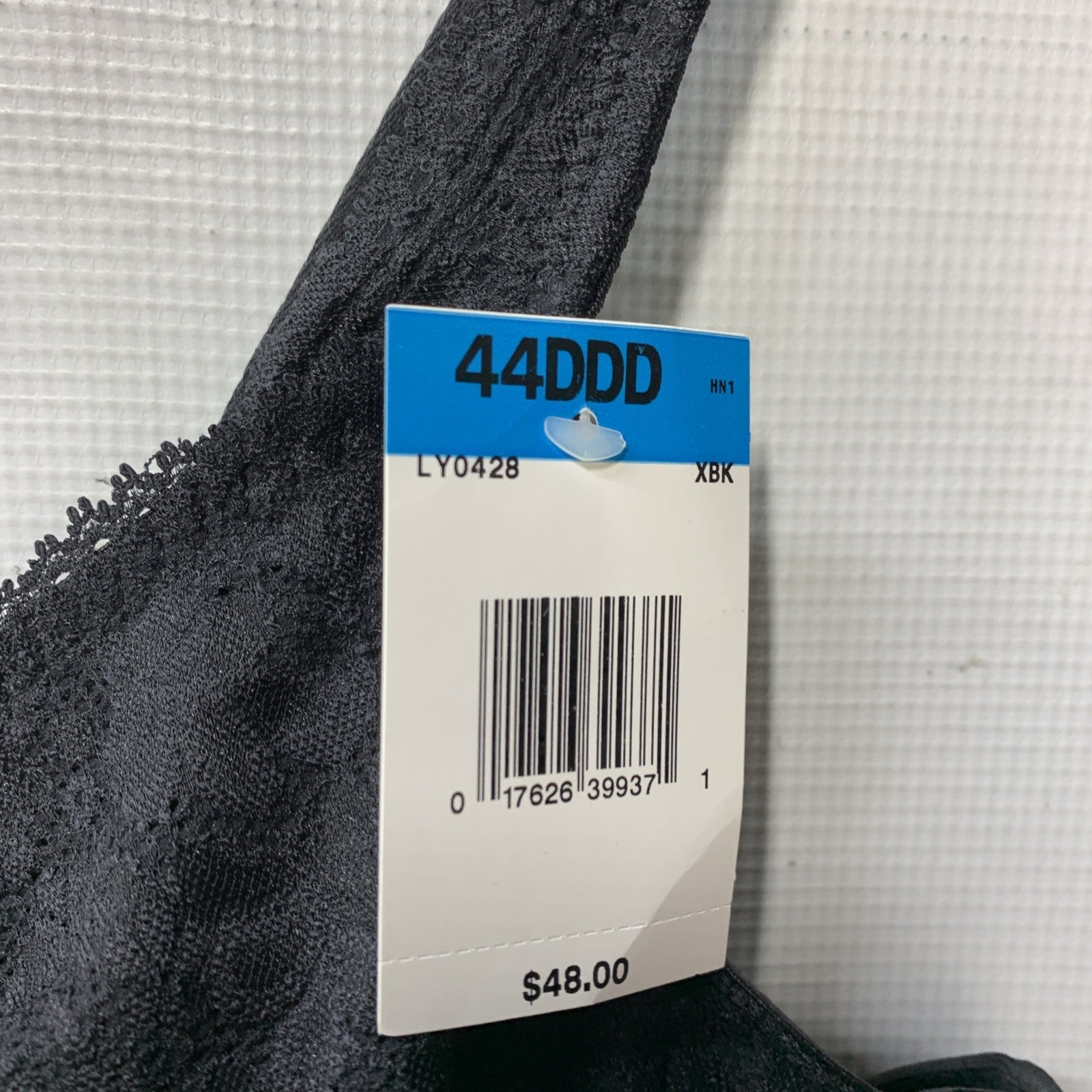 Bali Women LY0428 Full Coverage Minimizer Underwire T-shir Bra Black Size 44DDD