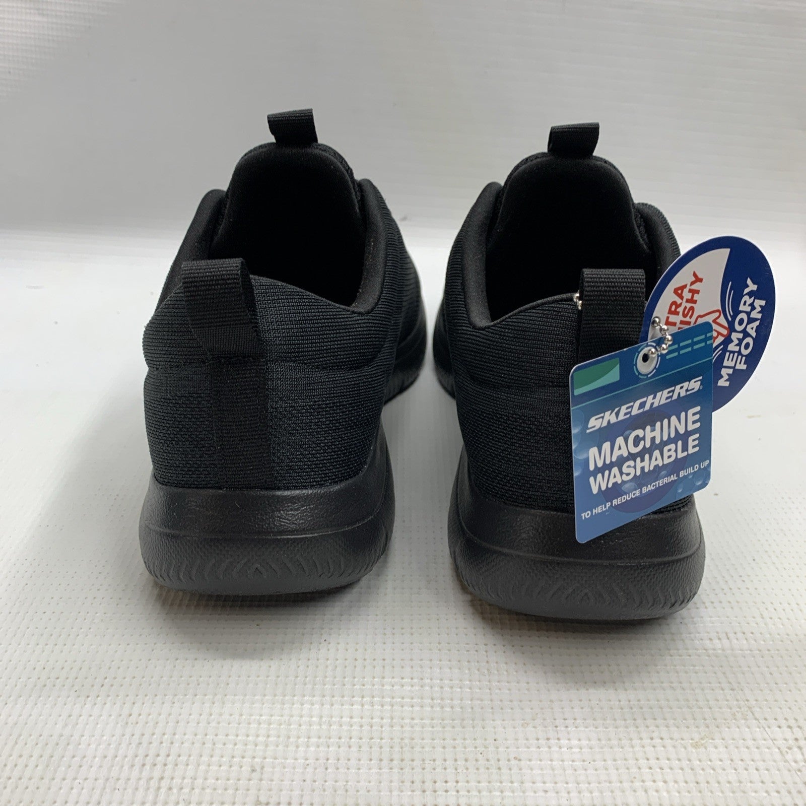 Skecher Summits-Louvin 232186/BBK Shoes Black Size 8 Slip-on Sneaker Lightweight