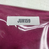 Calvin Klein women's fuchsia shimmer convertible swim bottom swimsuit in size S, shown on a model.