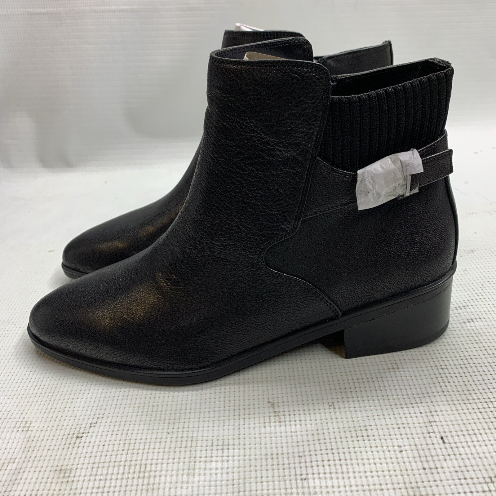 Bella Vita Women's Dora Boots Heel Black Leather 51-3602 Size 9M Contemporary