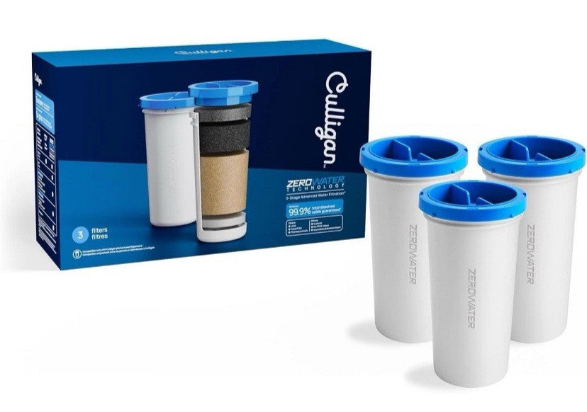Culligan ZeroWater 5-Stage Replacement Advance Water Filter ZEROF03 – 3 Pack