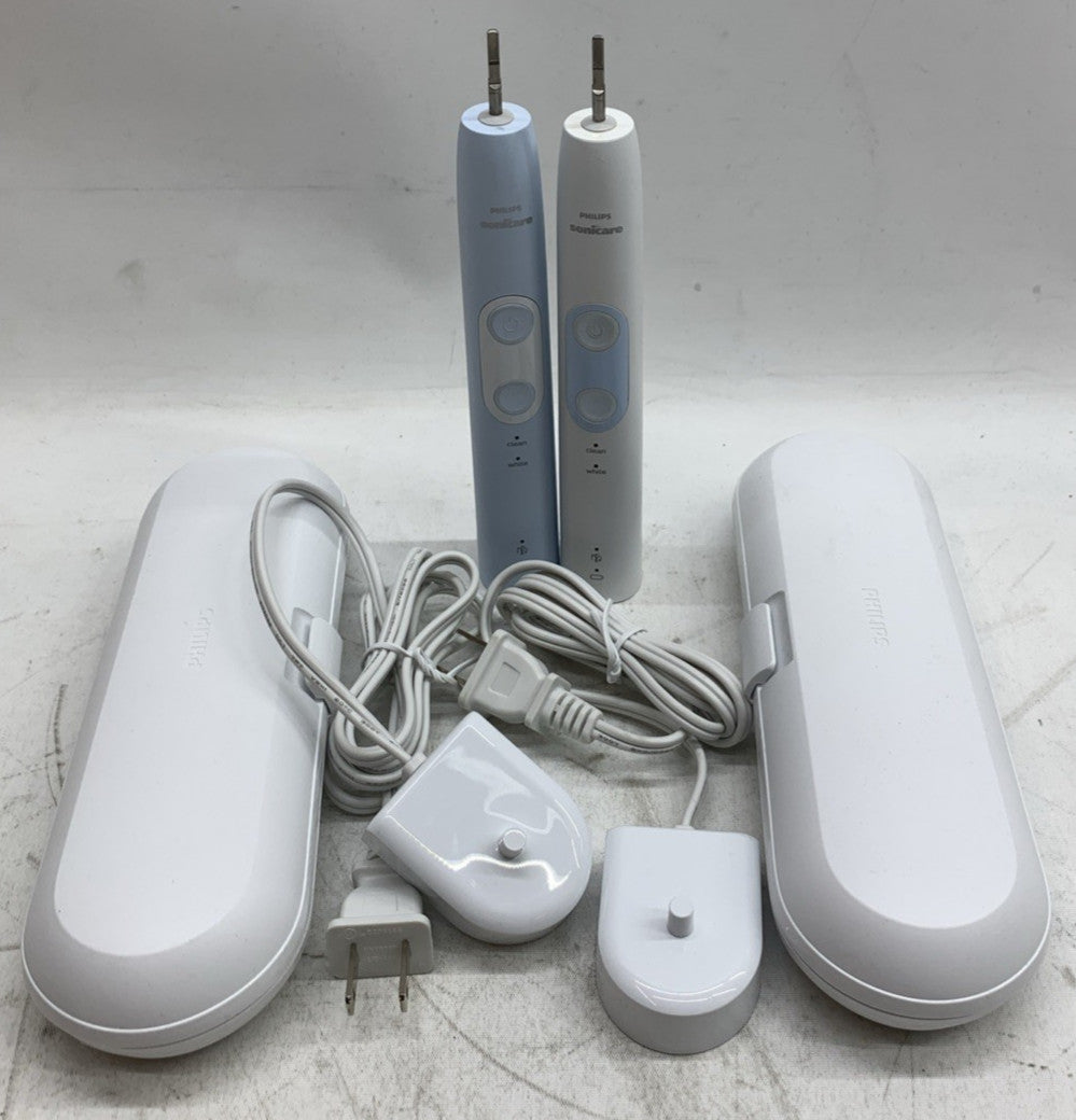 Philips Sonicare Optimal Clean Rechargeable HX686P & HX686F LOT of 2 - FOR PART