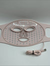 LED Face Mask Light Therapy, 4 Modes Portable Red Light Therapy for Face,2000MAH
