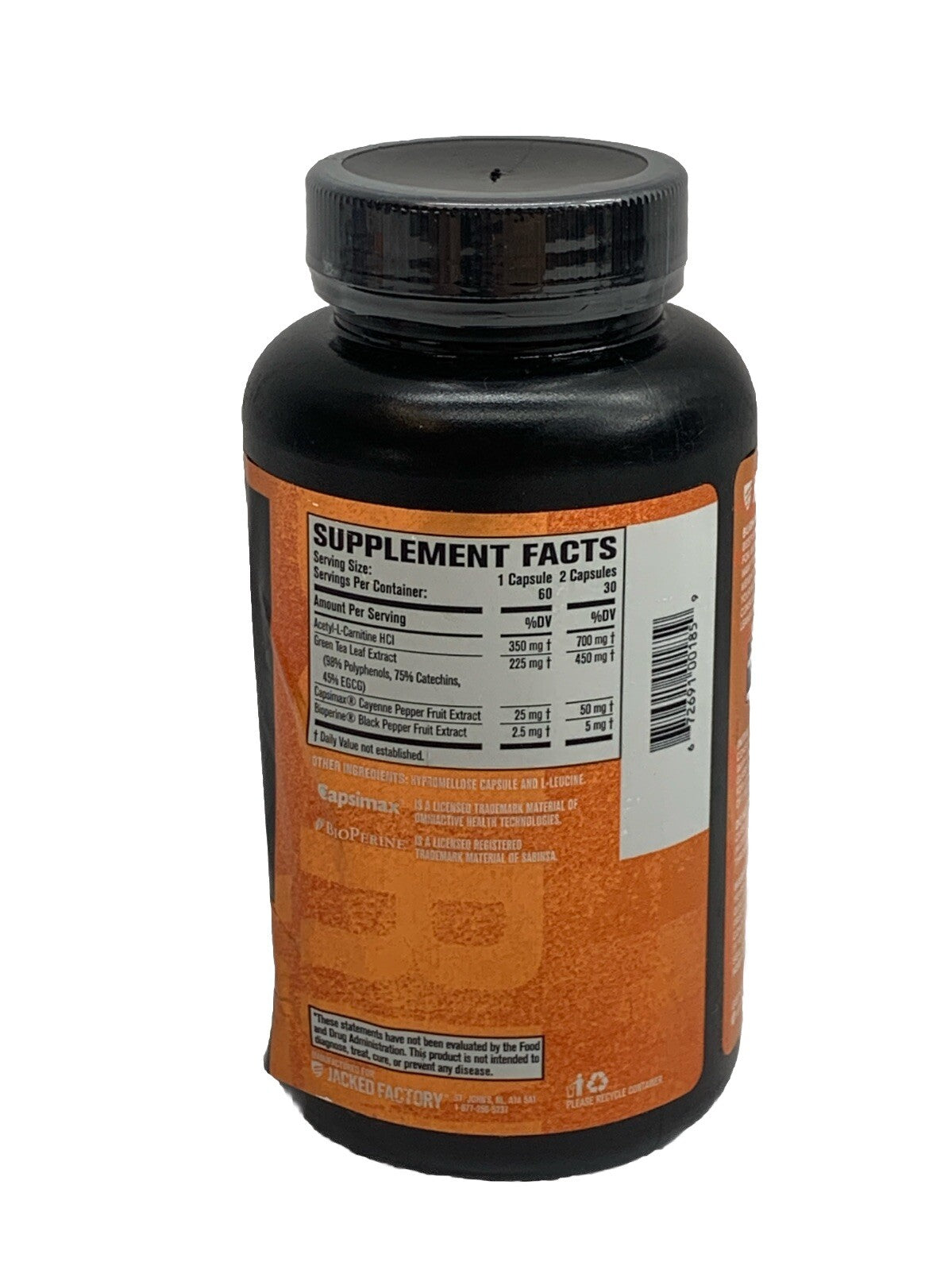 Burn-XT Caffeine-Free Thermogenic Fat Burner 60 Veggie Capsule Dietary Supplemen