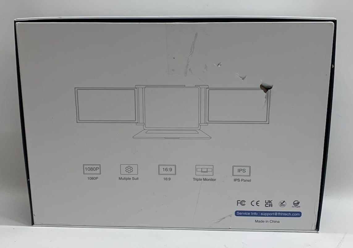 FHH S1 Laptop Screen Extender (Triple Screen) 1080P Plug & Play Portable 16:9