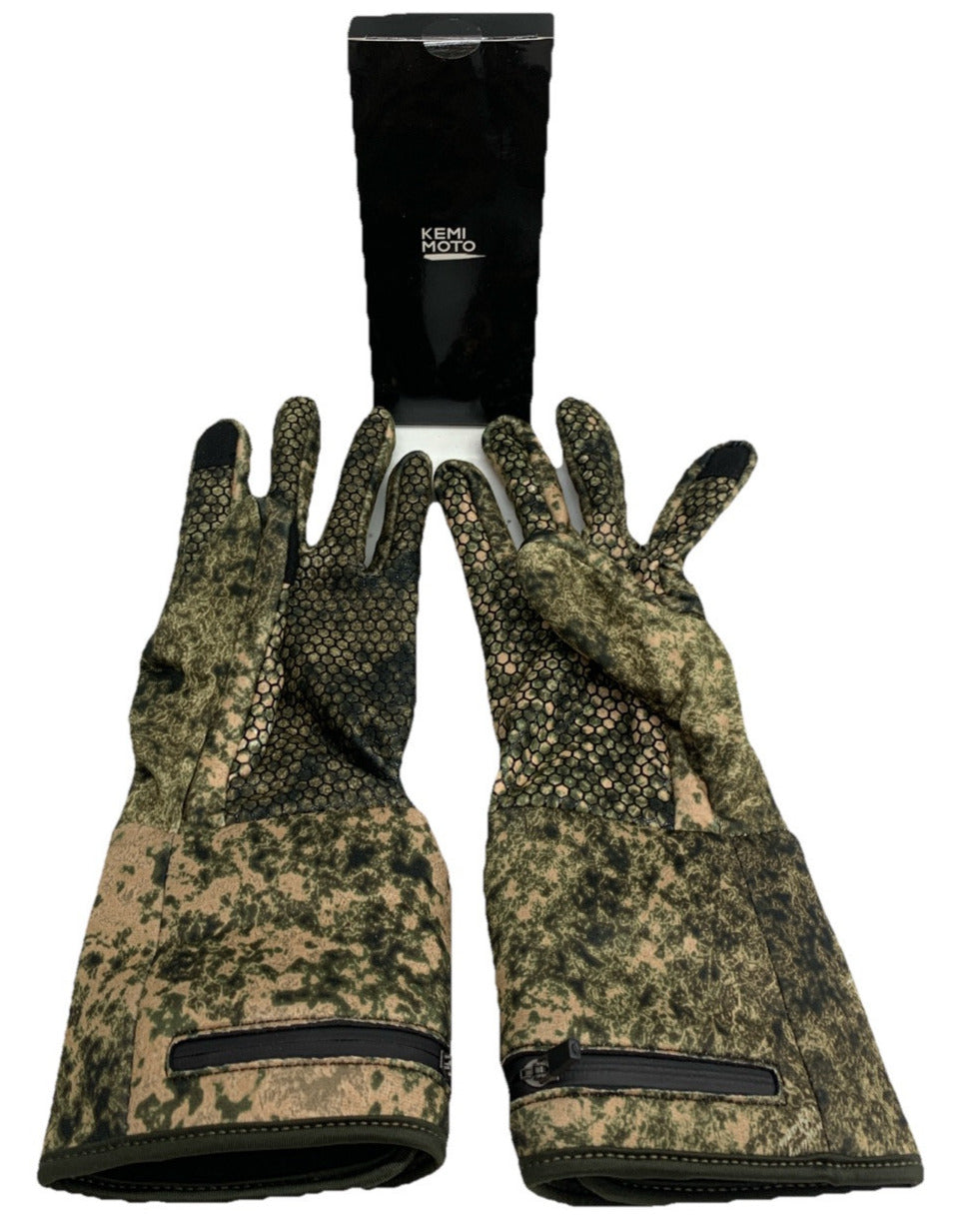 KEMIMOTO Electric Heated Gloves Winter Warm Rechargeable Touchscreen Mittens Men