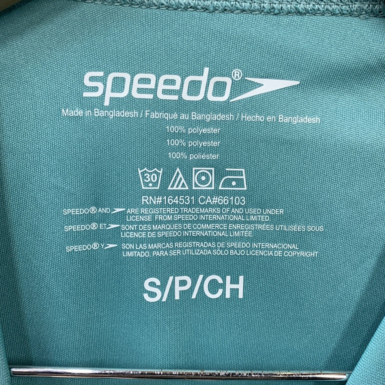 Speedo Men'S UV Black Swim T- Shirt Short Sleeve Loose Fit Easy Tee Size S Cyan