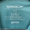 Speedo Men'S UV Black Swim T- Shirt Short Sleeve Loose Fit Easy Tee Size S Cyan