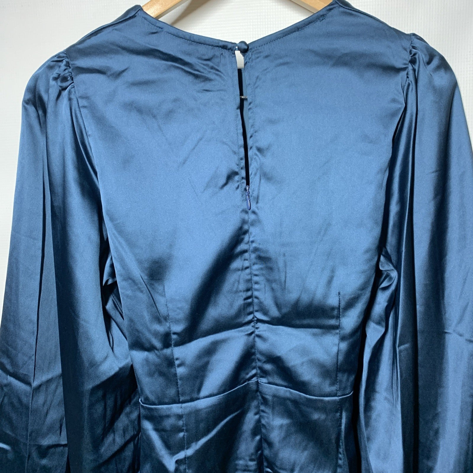 Petal + Pup Opal Dress Women's Balloon Long Sleeve Tie-Waist Cocktail Size 6