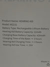 M2231 Hearing Aids Rechargeable w/Noise Cancelling Hearing Amplifier Clear Sound