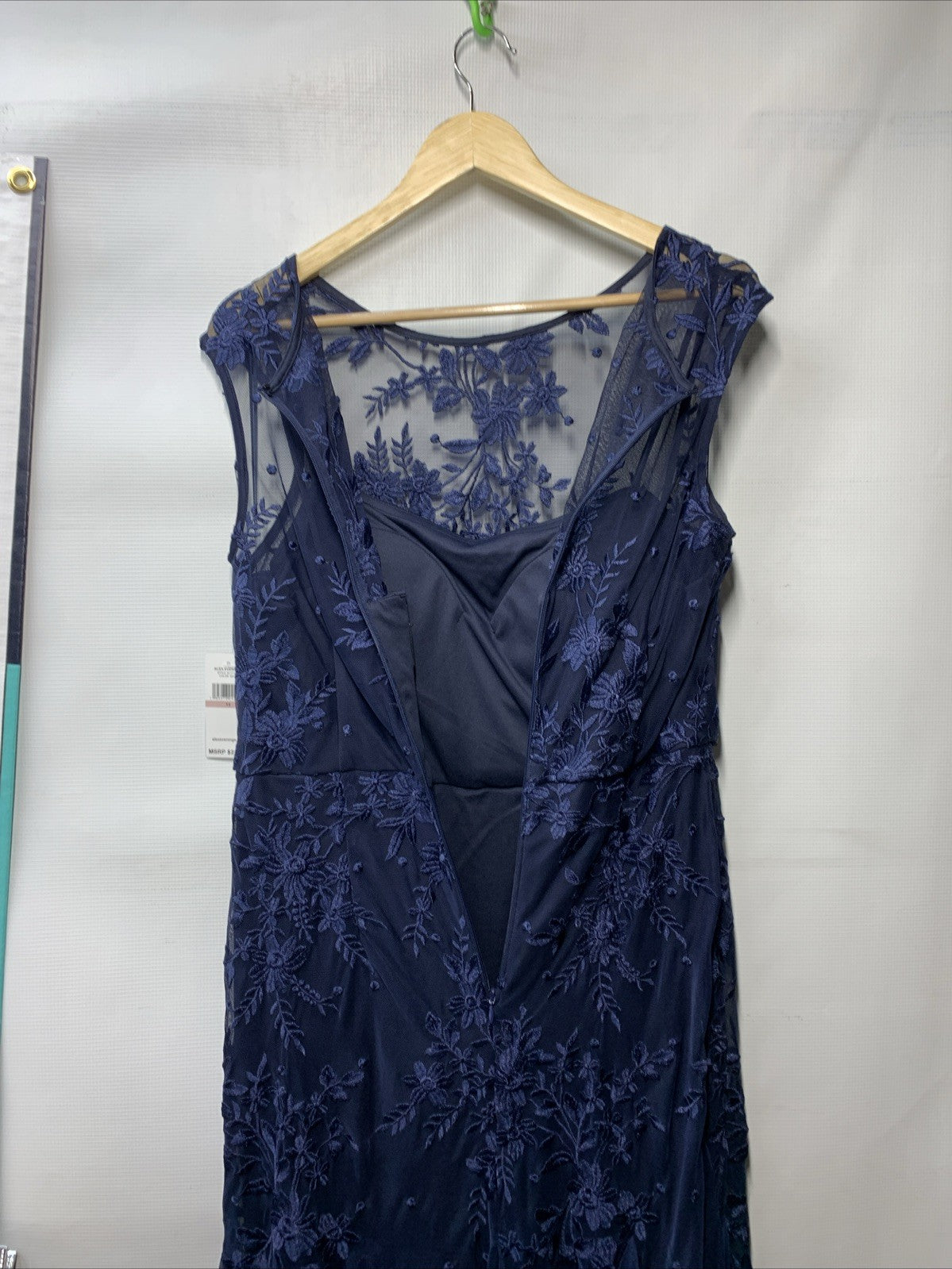 Alex Evenings Women's Long Length Fit & Flare Mother of The Bride Dress Size 12