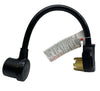 30 Amp NEMA 14-30P to NEMA 10-30R Flexible Welder Plug Adapter Heavy Duty Cable