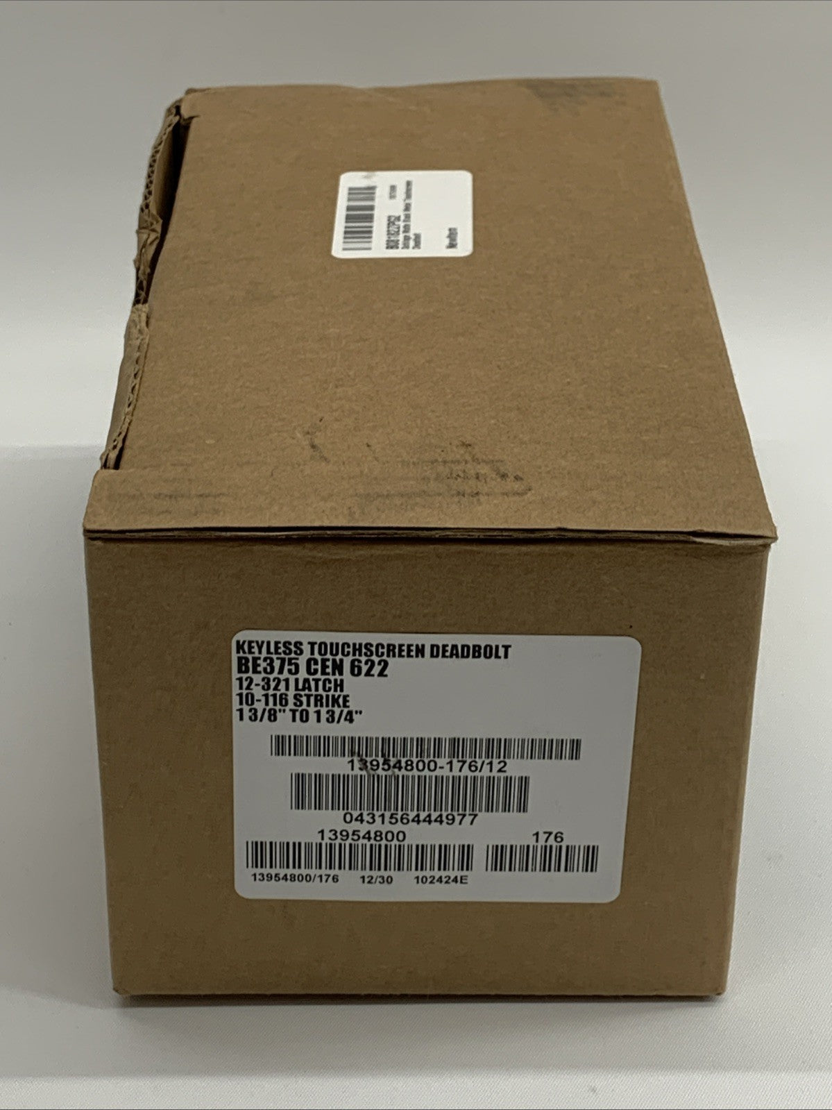 Schlage Keyless Touchscreen Electronic Deadbolt Lock Matte Black BE375 CEN 622