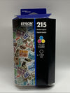 EPSON 215 Ink Standard Capacity Black & Color Cartridge Combo Pack (T215120-BCS)