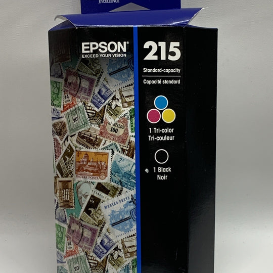 EPSON 215 Ink Standard Capacity Black & Color Cartridge Combo Pack (T215120-BCS)