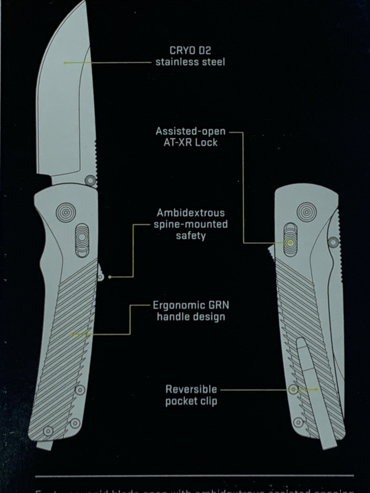 SOG Flash AT Urban Gray Assisted Folding Knife 3.45