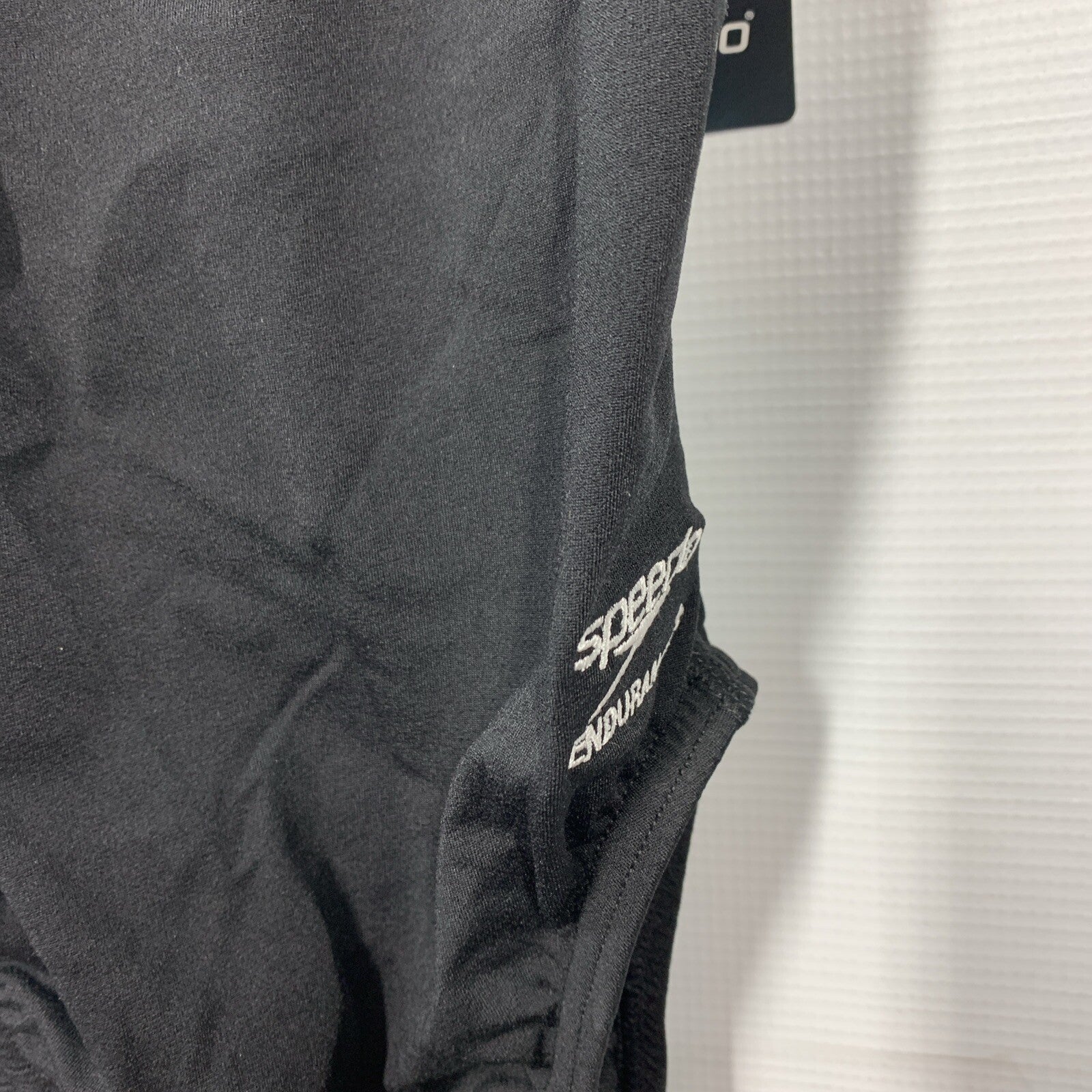 Speedo Female One Piece Swimsuit Solid Flyback Training Suit Black 30 Swimwear