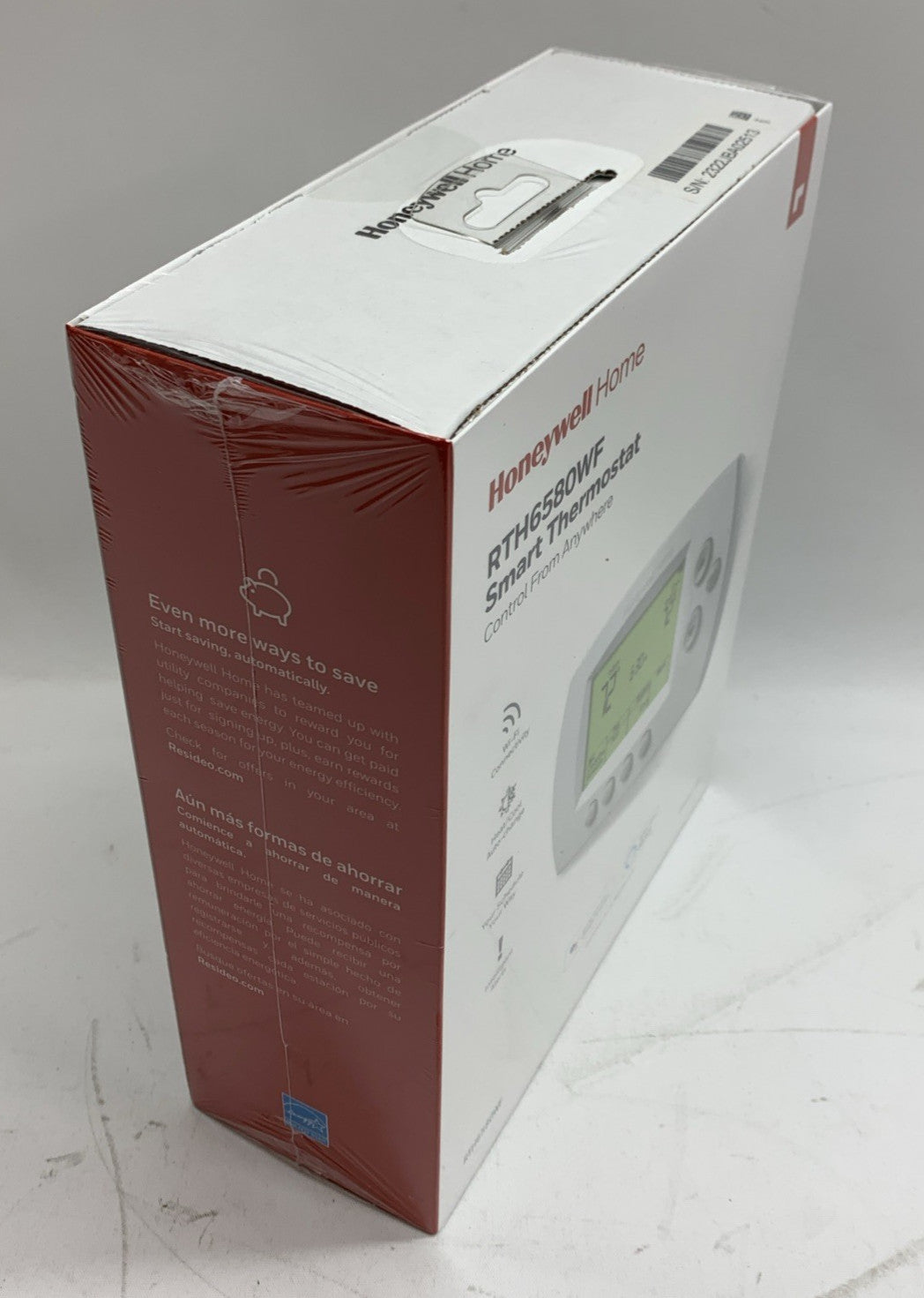 Honeywell Wi-Fi 7-Day Programmable Smart Thermostat RTH6580WF Control From Anywh