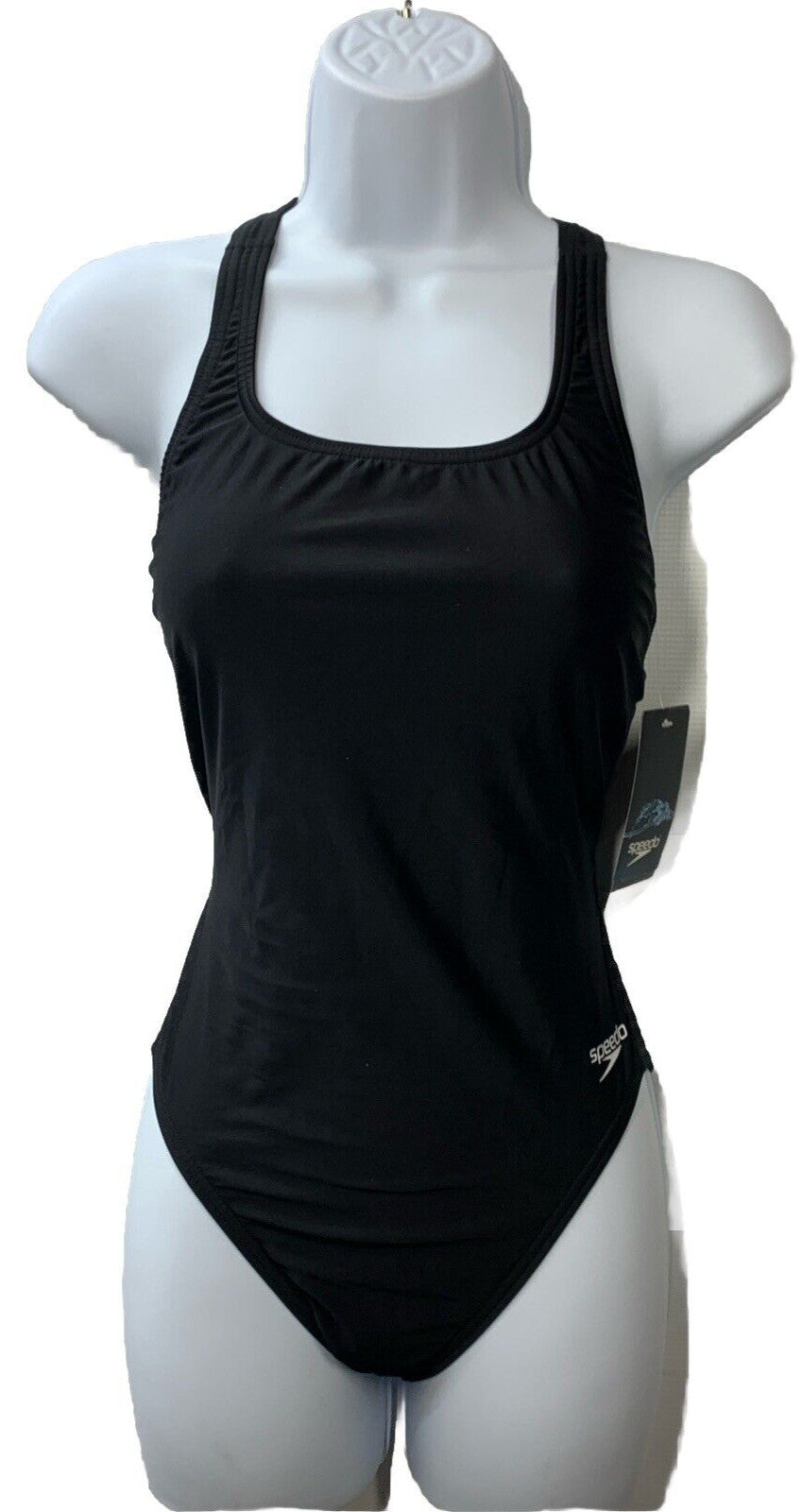 Speedo NWT Women's Swimsuit Athletic One Piece Pro lt Super Pro Black Size 10/36