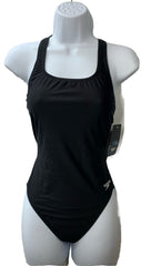 Speedo NWT Women's Swimsuit Athletic One Piece Pro lt Super Pro Black Size 10/36