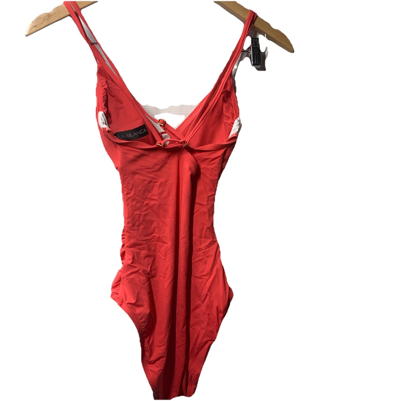 La Blanca Women's Island Goddess Underwire One Piece Swimsuit Swimwear Size 8