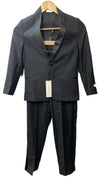 Calvin Klein Mens Regular Blazer and Pants Set Black Size 8 Long Sleeve CTFDE22F