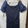 XSCAPE Floral-Sleeve Off-The-Shoulder Formal Prom Party Cocktail Dress Size 14P