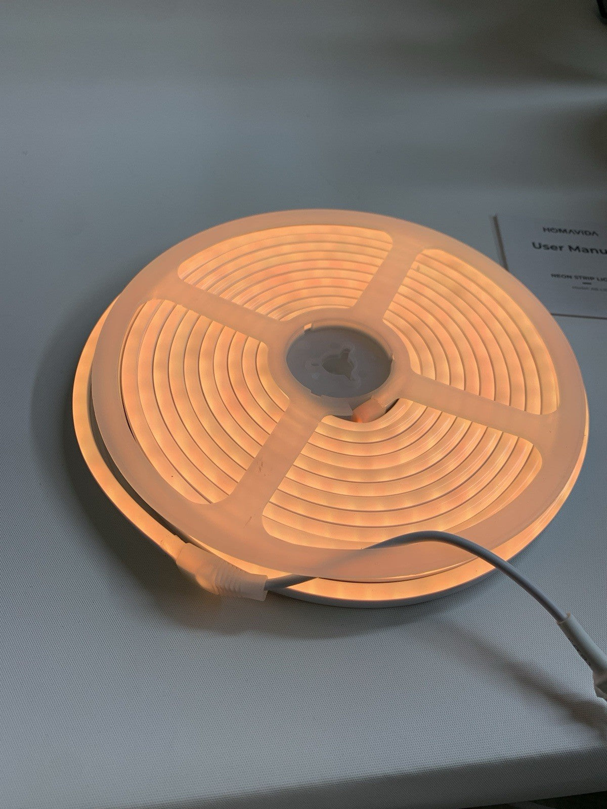 Led Neon Rope Lights 16.4’ Rgb Led Strip Lights with App/Remote Control - 2 Pack