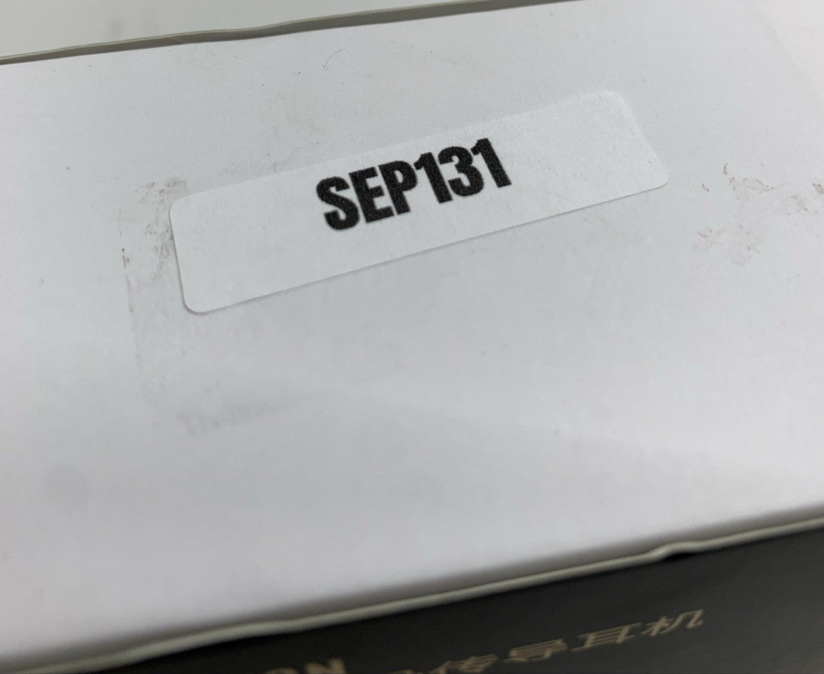 Wired Bone Conduction Headphones, Open Ear Sports Headphone Black Waterproof