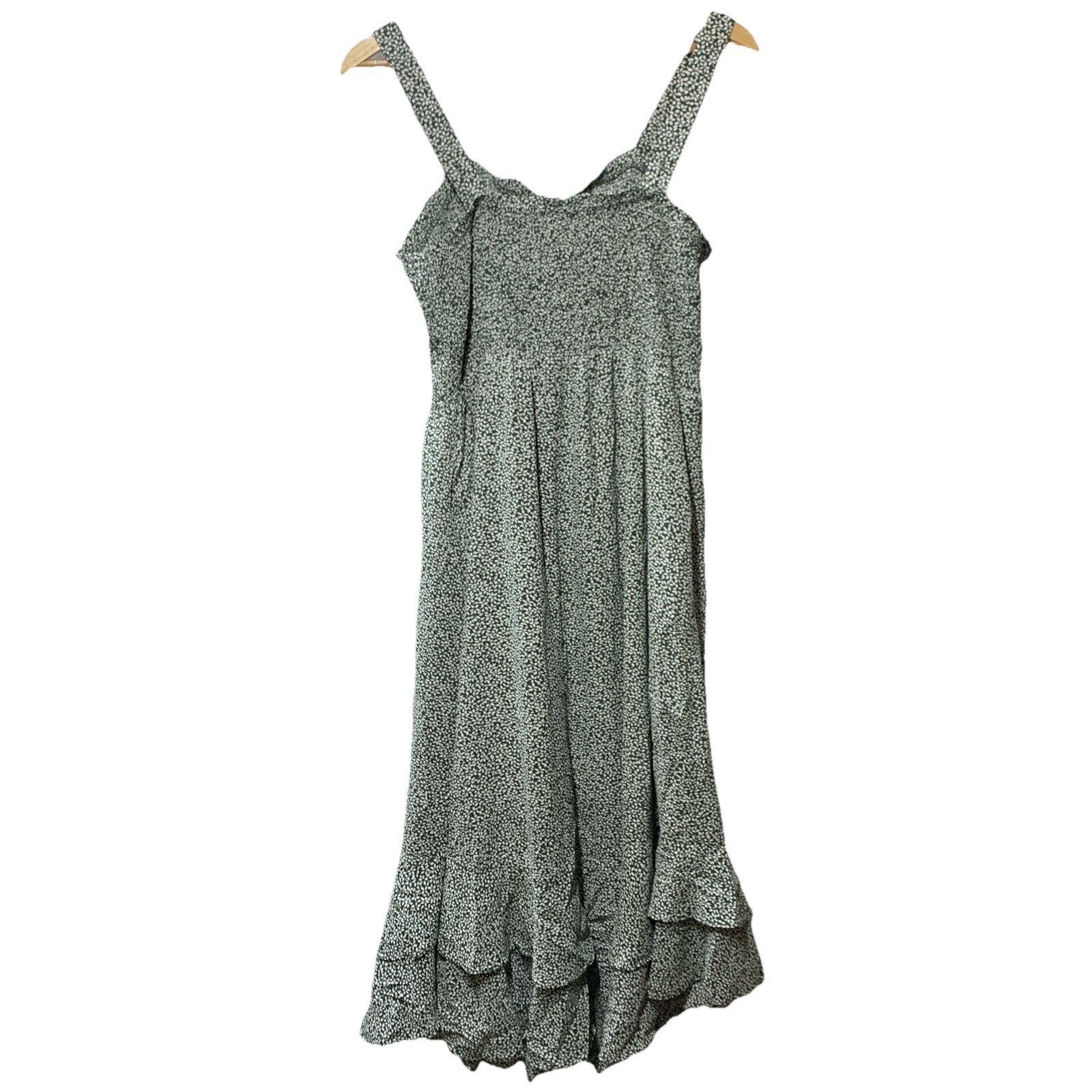 GRACE KARIN Summer Floral Boho Party Dress Sleeveless Strapped Swing Size Large