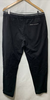 Armani Exchange Men's Drawstring Jogger Long Pants with Pocket, Black Size Large