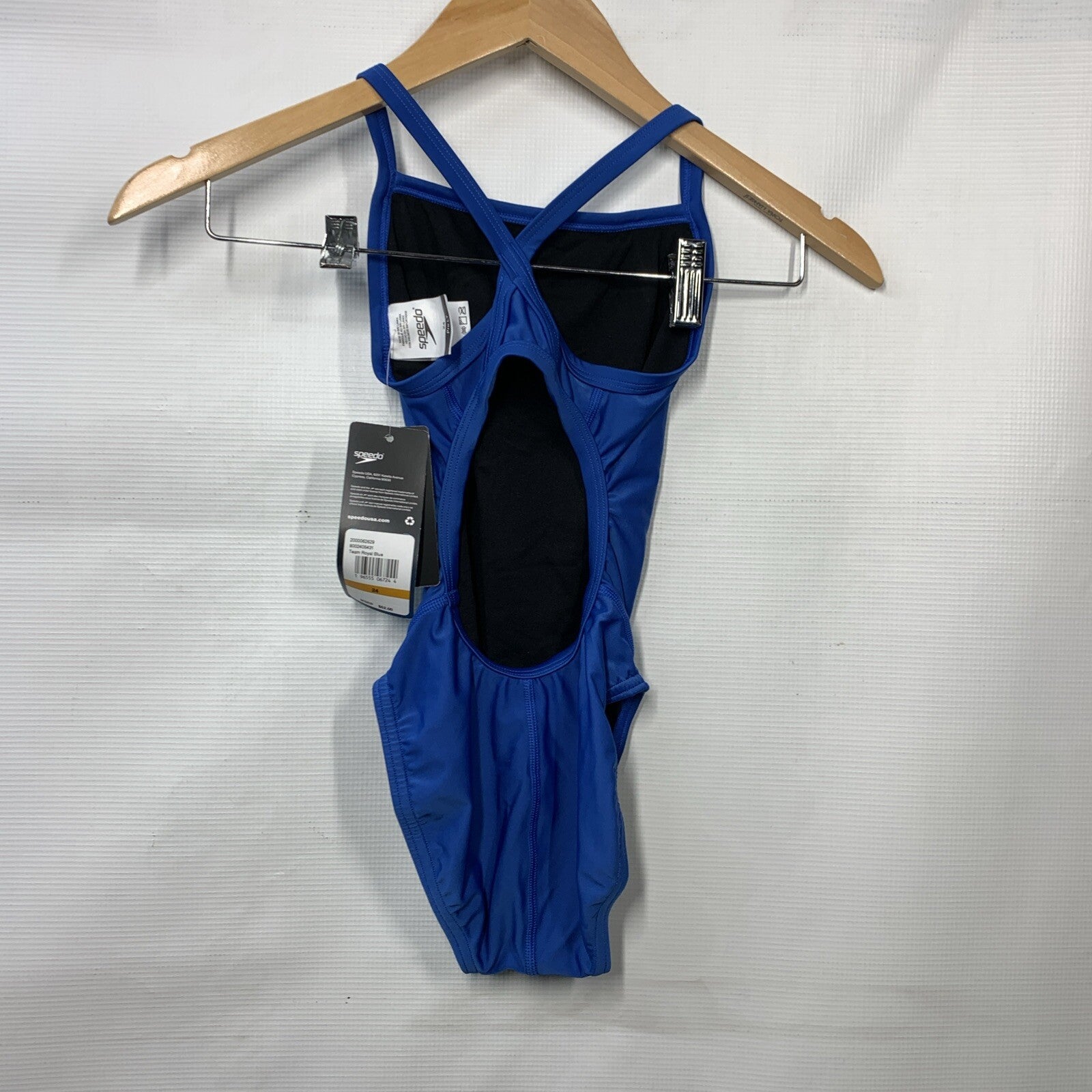 Speedo F Fl Eco Solid Pro LT Flyback One Piece Swimsuit 24 Royal Blue Swimwear