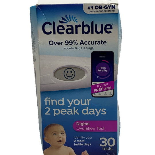 Clearblue Digital Ovulation Test Kit 30 Tests Early Detection Detect LH Surge