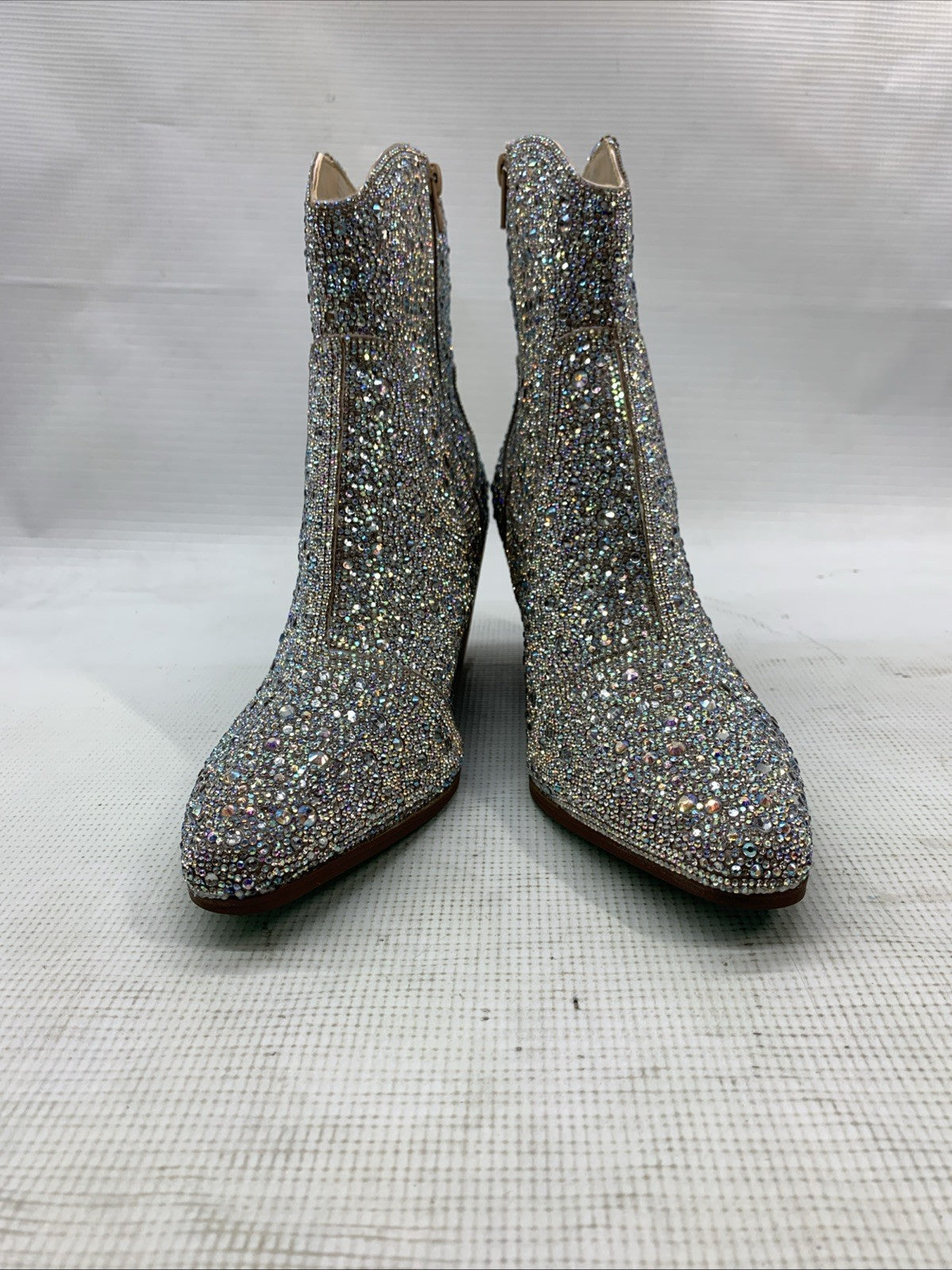 Betsey Johnson Women’s Emory Rhinestone Ankle Side Zipper Bootie SB-DIVA 8.5W