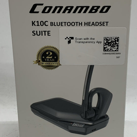 Conambo K10C Bluetooth Headset Suite CVC 8.0 Dual Mic Noise Cancelling Wireless