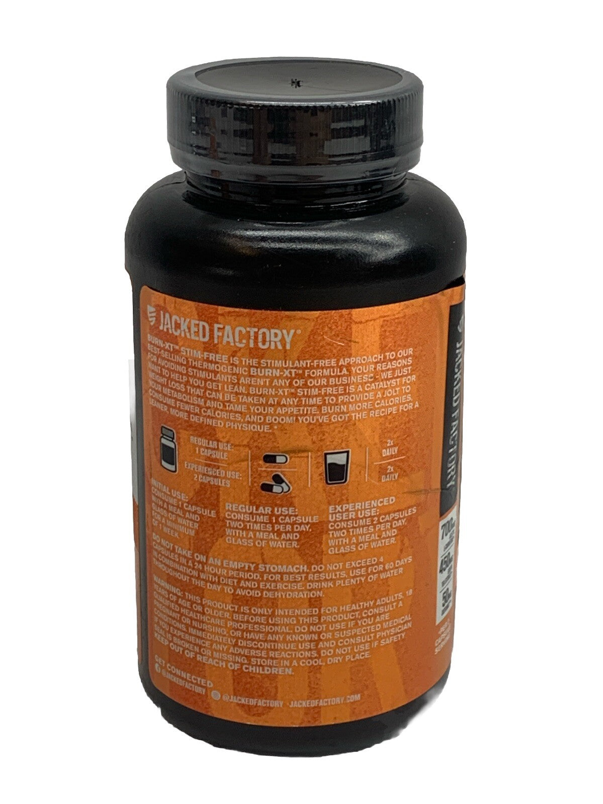 Burn-XT Caffeine-Free Thermogenic Fat Burner 60 Veggie Capsule Dietary Supplemen