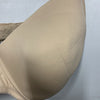 DELIMIRA Plus Size Seamless Lightly Lined Full Coverage T-Shirt Bra Sz 38F Beige