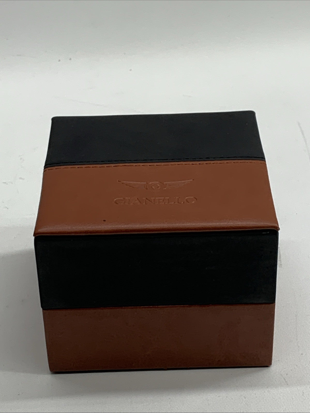 Gianello Mens GNL7731SS Tri Faux Chrono Blue Case Blue Strap Watch NEEDS BATTERY