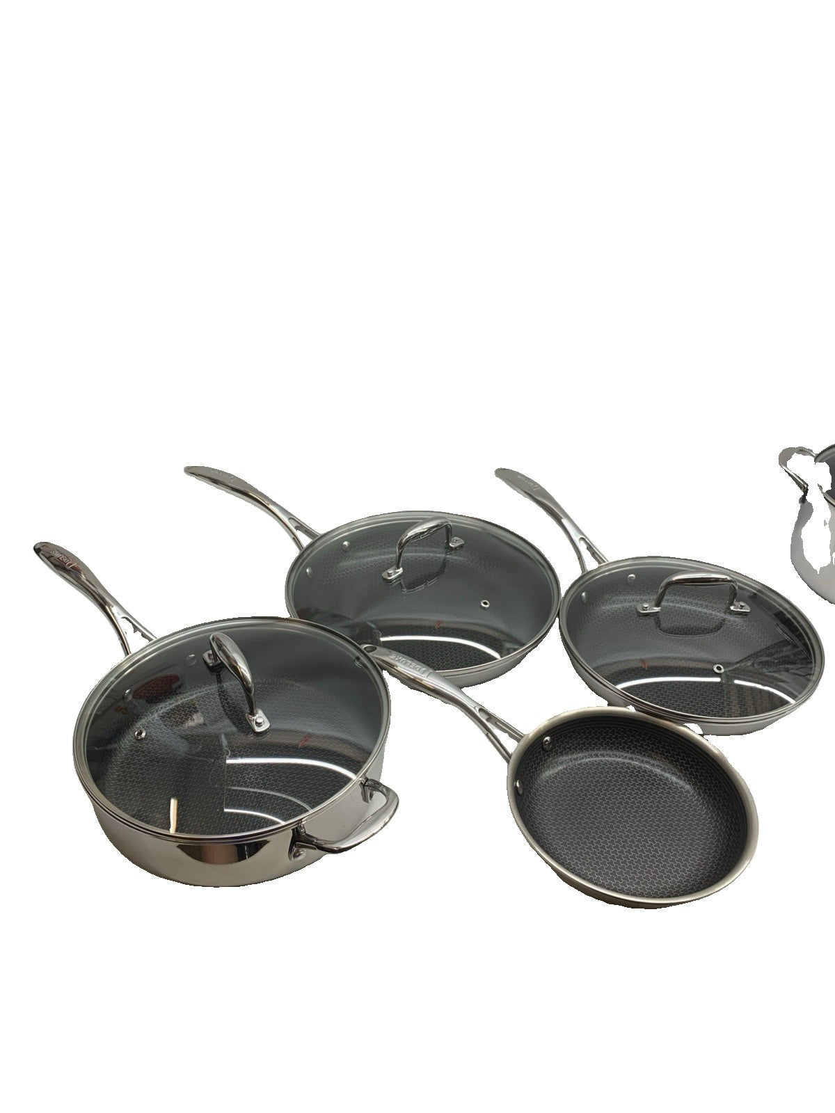 Deluxe 13 Piece Hybrid Ceramic Nonstick Stainless Steel Cookware Set Cooking